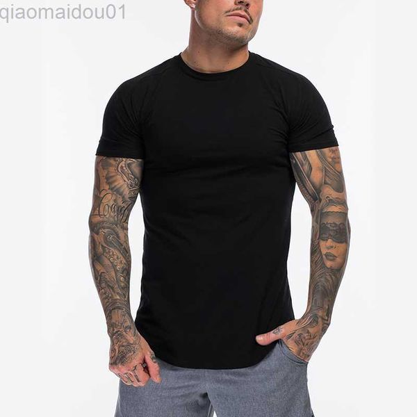 T-shirts pour hommes Summer O-cou Fitness Sports T-shirt à manches courtes pour hommes New Middle-aged and Young Trend Half-sleeve L230713