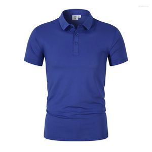 T-shirts pour hommes Polo d'été de haute qualité Mode d'affaires Manches courtes Sports décontractés