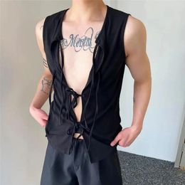 Camisetas masculinas de verano diseño sólido de diseño chaleco de moda de moda top tes sexy lgbt streetwear modernas camisetas de tanques de moda