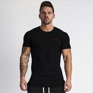 Camisetas deportivas de verano para hombre, camiseta de manga corta de secado rápido con Logo, estampado de personalidad americana, ropa deportiva para correr