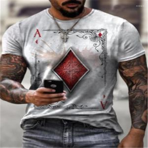 Heren T Shirts Summer Street Fashion Graffiti Print 3D Creatief personage Casual shirt groot formaat korte mouwen T-shirt