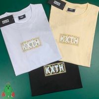 T-shirts masculins Vêtements pour hommes de rue Summer Kith T-shirts Coton Round Neck Box T-shirt G23099