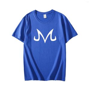T-shirts pour hommes T-shirt d'été Anime Z pur coton mode respirant à manches courtes Majin Buu haut