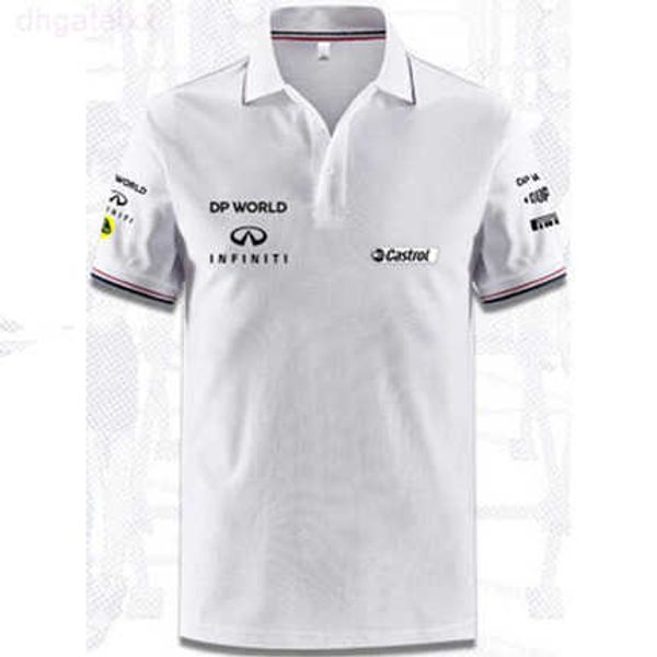 Camisetas para hombre, camiseta de verano para Renault Infiniti Castrol F1, ropa de Polo informal para equipo de carrera