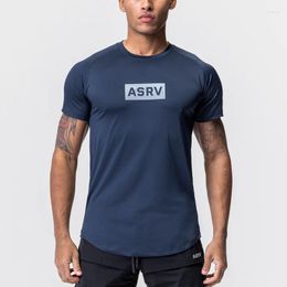 T-shirts pour hommes T-shirt d'été Col rond ample Manches courtes Maille Stock à séchage rapide