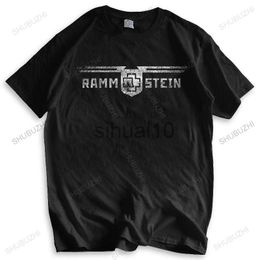 Mannen T-Shirts zomer t-shirt mannen merk teeshirt RAMSTEIN Duitsland Metal Band Nieuwe T-Shirt Heren T-shirt Euro size TOPS J230731