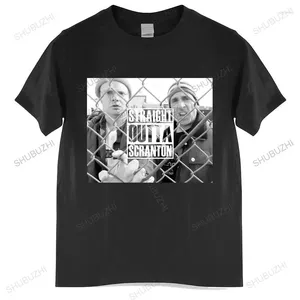 T-shirts pour hommes T-shirt d'été hommes marque Teeshirt Scranton chemise le bureau Dunder Mifflin Dwight émission de télévision hommes taille européenne hauts