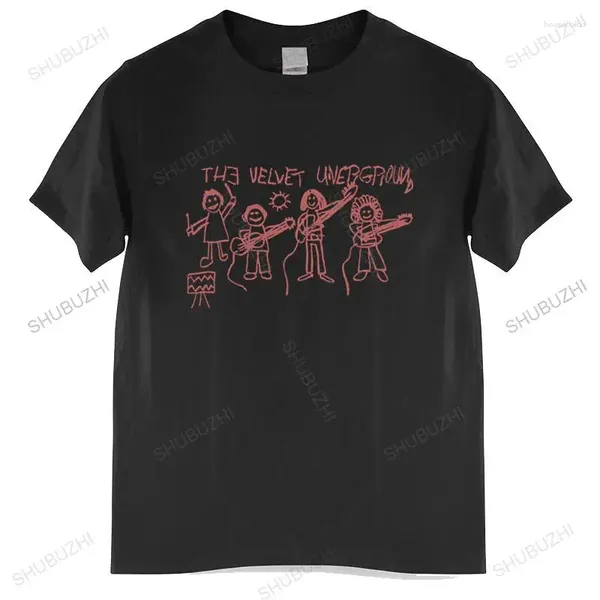 T-shirts pour hommes T-shirt d'été hommes marque Teeshirt la chemise souterraine en velours Art Garage Punk Rock Band hommes taille européenne TOPS