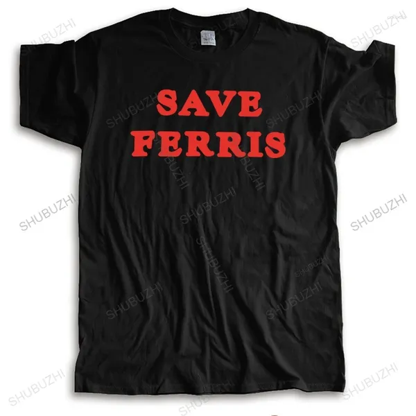 T-shirts pour hommes T-shirt d'été hommes col rond t-shirts streetwear sauver Ferris drôle Geek Nerd unisexe T-shirt femmes
