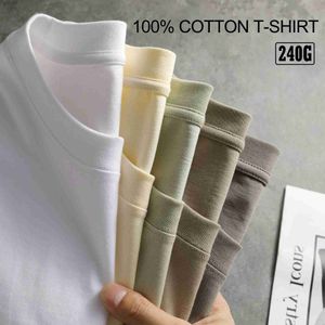 T-shirts masculins T-shirt ultra-fine T-shirt pour hommes coton Basic Basic Weave tissage