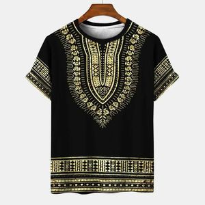 Camisetas para hombres Camiseta vintage de verano Estilo étnico Hombres estampados 3D Mujeres Short Slve Ock Camiseta Casual Holiday TS Tize y2k ropa Y240420