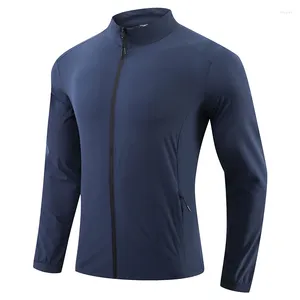 T-shirts pour hommes Vêtements de protection solaire Hommes Été Respirant Extérieur Séchage rapide Couple Peau Ultra-mince Chemise à manches longues