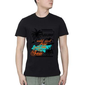 T-shirts pour hommes Fans de surf et de planche spécialement la mer été décontracté Streetwear O Neck T-shirt