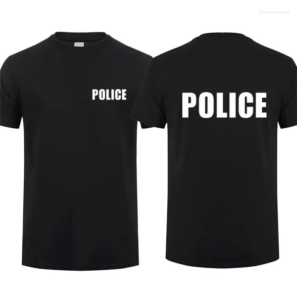 T-shirts pour hommes SWAT Security Man Cool T-shirt à manches courtes Tops