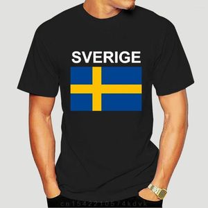 Mannen T Shirts Zweden Sverige Heren Shirt Zweedse Zweed Tshirt Nation Team Sport Sportscholen Kleding Land Swe Mannen/vrouwen Top