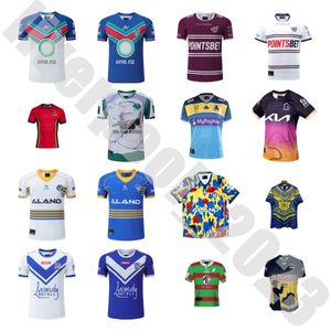 T-shirts pour hommes t-shirt 2023 2024 Dolphins Maillots de rugby Cowboy Penrith Panthers Maillot d'entraînement de rhinocéros autochtones All League Mans Taille S-5xl Maillot olive