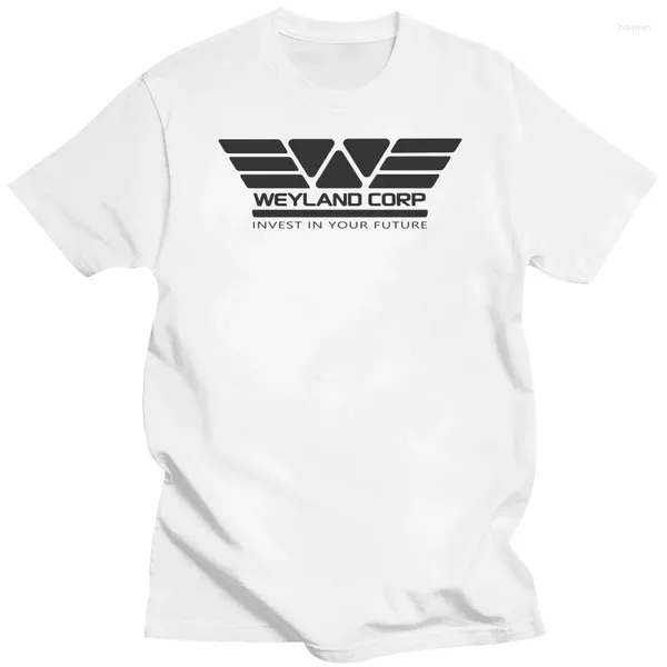 Camisetas para hombre, camiseta de Alien Weyland Yutani CORP Corporation, divertida Camiseta de algodón con cuello redondo, ropa de calle de gran tamaño