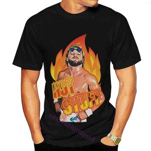Camisetas para hombre Camiseta de algodón Cosas - Pro Wrestling Negro Manga corta O-Cuello Tops de verano Camisetas
