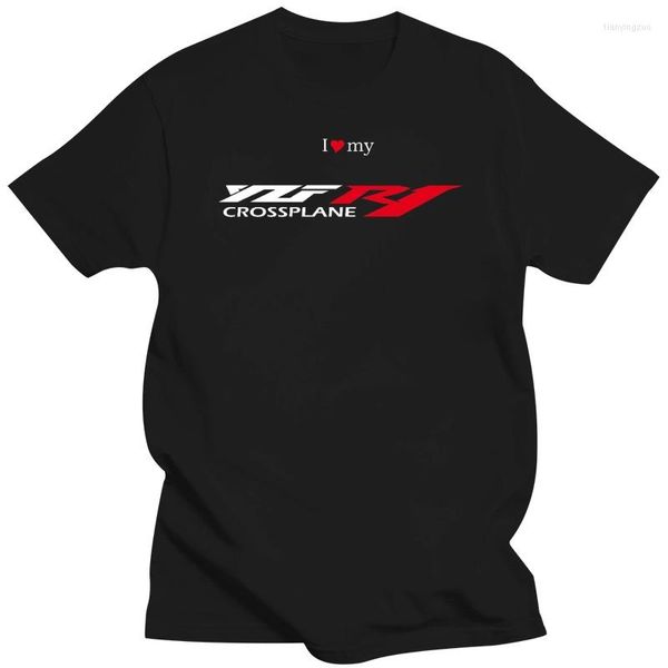 T Shirts Homme T-Shirt Personnalisé Yzf R1 Crossplane S M L Xl Xxl Homme Moto