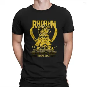 Camisetas para hombre, camiseta del Festival Radahn, impresionantes camisetas de algodón puro, ropa de manga corta con cuello redondo DARK SOULS, estampado con dibujo