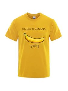 Heren T-shirts T-shirt Voor Mannen Banaan cartoon Grafisch Print Mode Korte Ronde Hals Mouw Vrije tijd Hip Hop Trending Producten Street chic Topsyolq