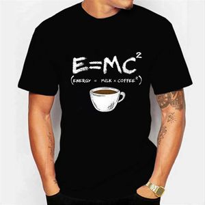 T-shirts masculins T-shirt pour les hommes énergie = lait + coffre Tshirt Summer Men Vêtements Strtwear Round Coup Shirt Fashion Short Slve T-shirts Tops Y240429