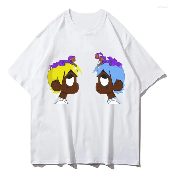 T-shirts pour hommes T-shirt Hip Hop Tendance Streetwear Hommes et femmes Rétro Mode Garçons Cadeau Été Harajuku Chemise