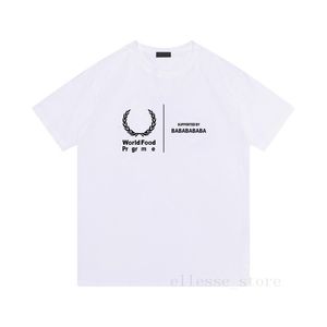 T-shirts pour hommes T-shirt Summer Mens Womens Designers Tshirts for Men s mode Tops luxurys Polos Letter Cotton Tshirts Vêtements Short 240412R146