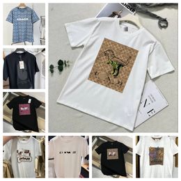 T-shirts masculins tshirt carter coach de luxe Tshirt Designer T-shirt Summer Brand LETTRE DE HAUTE QUALLE CONCURATION COEUR