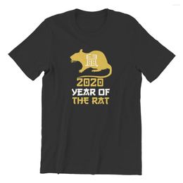 Heren t-shirts t-shirts jaar van de rat Chinese Zodiac R 2023 T-shirt aangepaste punk schattige kawaii hiphop plus maat 32125