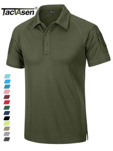 T-shirts pour hommes TACVASEN Polos militaires tactiques d'été T-shirts T-shirts de combat de l'armée pour hommes T-shirts de travail en plein air avec poches zippées Pull 230228