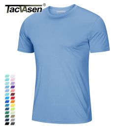 T-shirts hommes TACVASEN UPF 50 T-shirts d'été doux T-shirts d'été pour hommes Anti-UV Protection solaire de la peau Chemises de performance Gym Sports Casual Tee Tops 230519