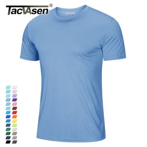 T-shirts voor heren TACVASEN UPF 50 Zachte zomer-T-shirts Heren Anti-UV-huid Zonbescherming Prestatieshirts Gym Sport Casual Vissen T-shirts 230919
