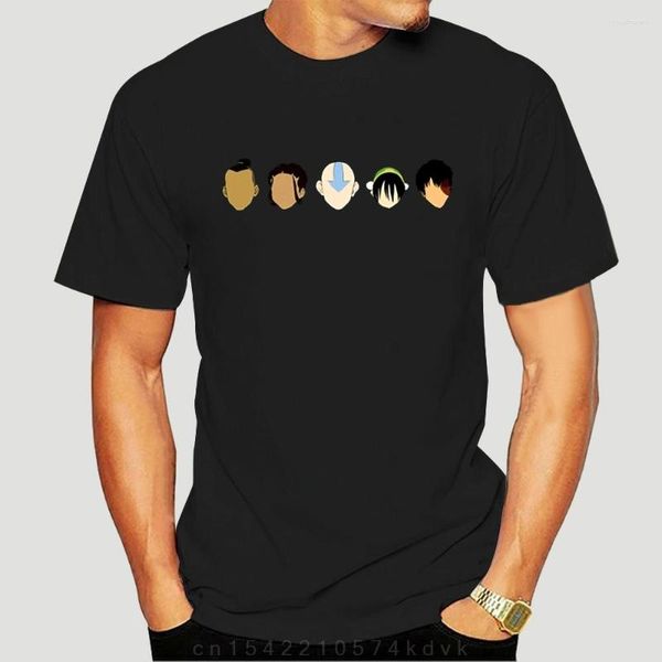 Camisetas de hombre equipo Avatartshirt hombres calidad algodón manga corta verano Avatar The Last Airbender Casual camiseta Anime hombres/mujeres Top