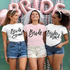 T-shirts voor heren Team Bruid T-shirt Bruidsdouche Bruiloft Verloofd Feest Tops Vrijgezellenfeest T-shirt Korte mouwen Roze Wit Tees