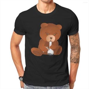 T-shirts pour hommes ours en peluche Ted Animal en peluche mignon mode t-shirt à manches courtes col rond T-Shirts coton imprimé hauts