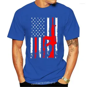 Heren T-shirts Tee Demolition Ar15 USA Flag Ranch T-shirt