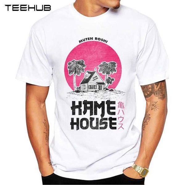 T-shirts pour hommes TEEHUB Kame House Print TShirt Fashion Cool Oneck Hattori Hanzo T-shirt à manches courtes Casual Men Clothing Z0522