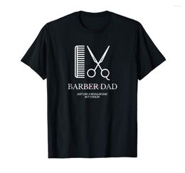T-shirts pour hommes Adolescent Coton Naturel Imprimé Homme Mode Col Rond Chemise Barber Papa Cadeaux Drôles Fête des Pères T-Shirthip Hop Tops