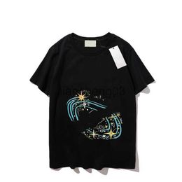 Heren T-shirts Tees Clasical t-shirt 23 Zomeroverhemden Mannen Vrouwen Brief Gedrukt Casual Heren Top Mannen Mode Tees Streetwear Kleding 2 Kleuren J230603