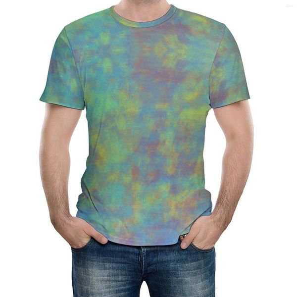 T-shirts pour hommes Tee Dye (8) Concours d'activités créatives Taille USA Vintage
