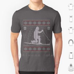 Camisetas para hombre Telemark-Ugly Christmas Sweater-Ugly Sweater-Gift Shirt Print Big Size 6xl Cotton Cool Tee ChristmasMen's