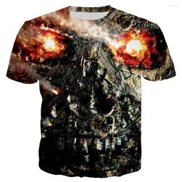 T-shirts pour hommes Terminator T-shirts Film 3D Imprimé Streetwear Hommes Femmes Mode Casual Surdimensionné Chemise à manches courtes Enfants Tees Tops Vêtements