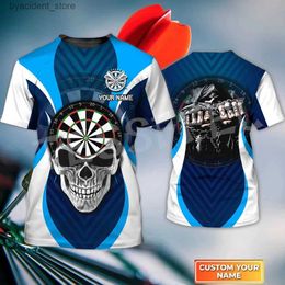 T-shirts pour hommes Tessffel Date NewFashion Sports Darts Player Beer Club Jeux Tattoo Summer Harajuku T-shirts Unisexe Top O-Cou Manches courtes L L240304