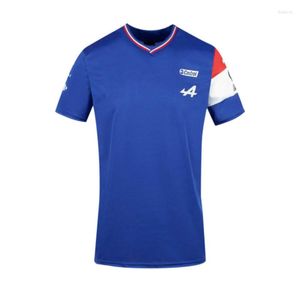 Camisetas para hombre, camisetas con estampado de números del piloto del equipo alpino de Fórmula Uno de carreras de Fórmula Uno de 2023, chaqueta de ocio con mangas cortas