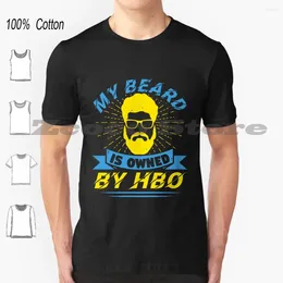 T-shirts masculins La barbe appartient à Hbo Cotton Men and Women T-shirt Soft Fashion Funny Sexy Hipster Cool Bearded Hair Yaoi Bara