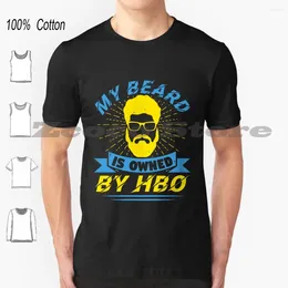 Heren t-shirts De baard is eigendom van hbo cotton mannen en vrouwen zachte mode t-shirt grappige sexy hipster cool baard haar yaoi bara