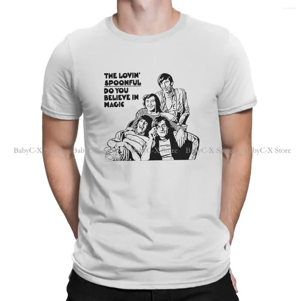 Camisetas para hombre, camiseta de la banda Beatle para hombre, Lovin Spoonful Do You Believe In Magic, sudaderas suaves de ocio, camisa, diseño novedoso