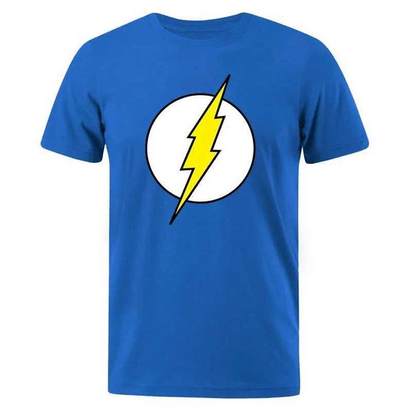 T-shirts masculins The Big Bang Theory T-shirt The Lightning Print T-shirt pour hommes Coton Vêtements surdimensionnés décontractés Strt Short Slved Funny TS Y240429