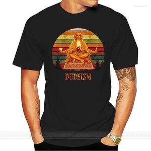 T-shirts masculins le grand Lebowski Bouddha Dudeism vintage t-shirt coton tshirt hommes Mode d'été Euro taille